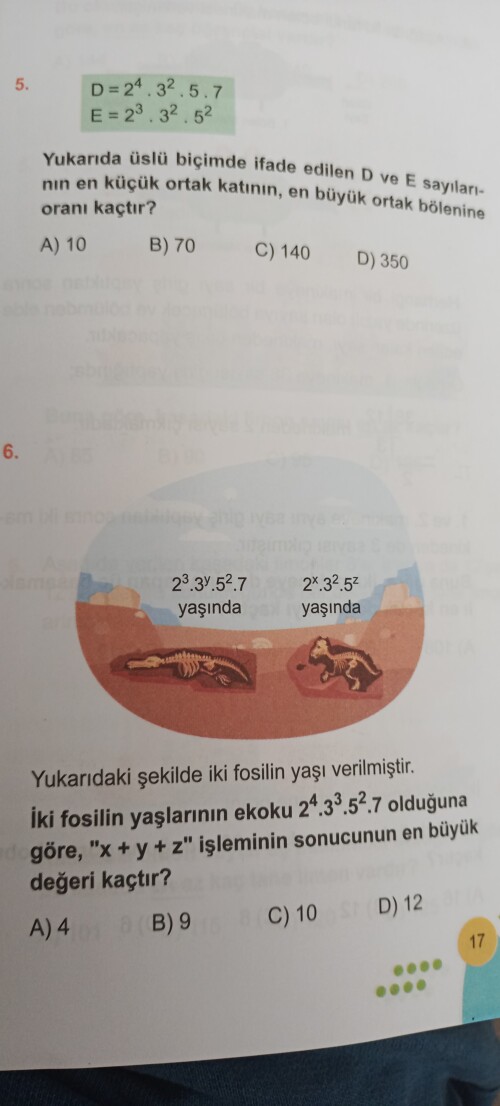 Şu 2 soruyu çözebilenler yazsın