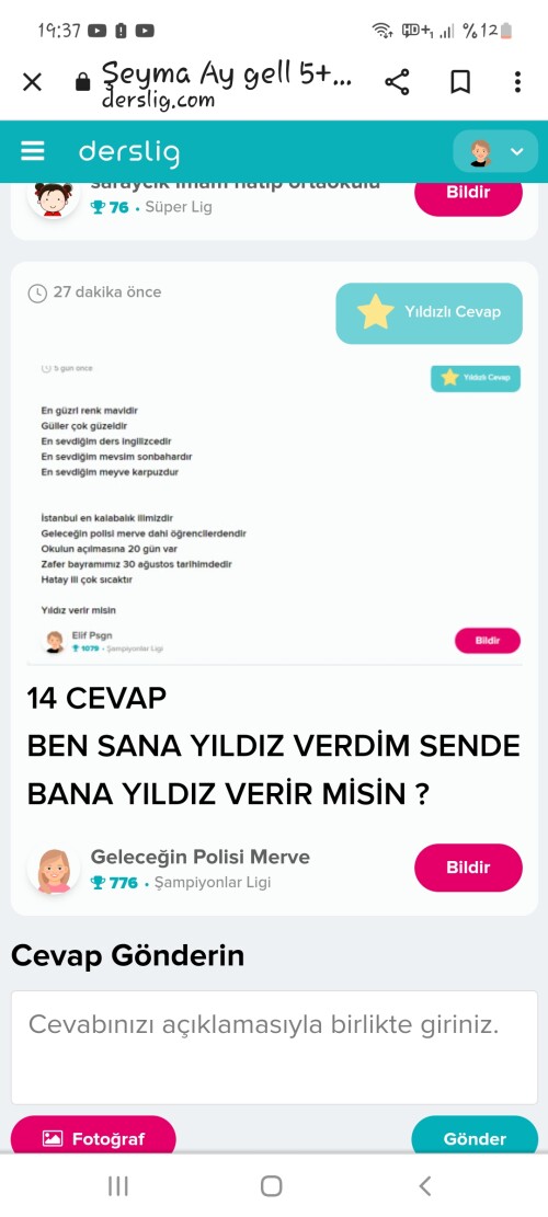 Cevap Resmi