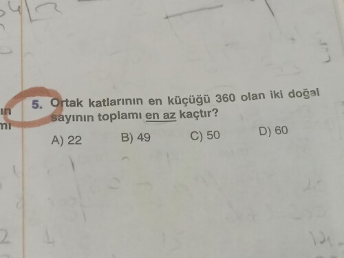 Sorunun cevabını bulursanız çözümünü atar mısınız?