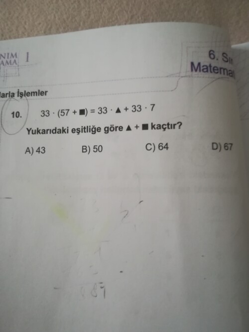 Anlamadığım bir soru daha yardım eder misiniz