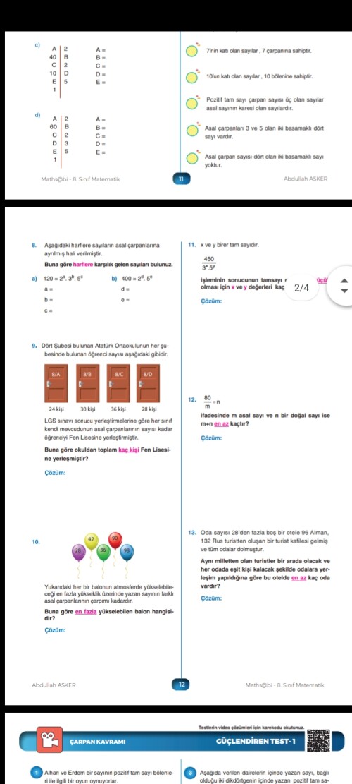 Açıklayıcı çözümlü