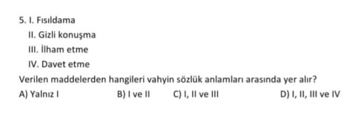 Bu soruyu çözemedim lütfen acil