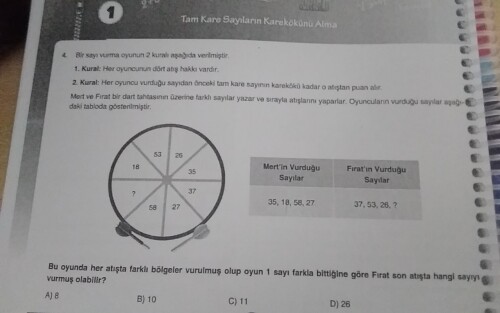 Arkadaşlar bu soruya bakar mısınız?