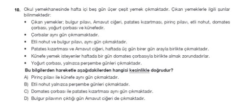 Sizce cevap nedir