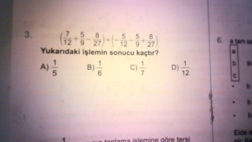 İŞLEM HALİNDE YAPIP YAZARMISINIZ KAĞITTA