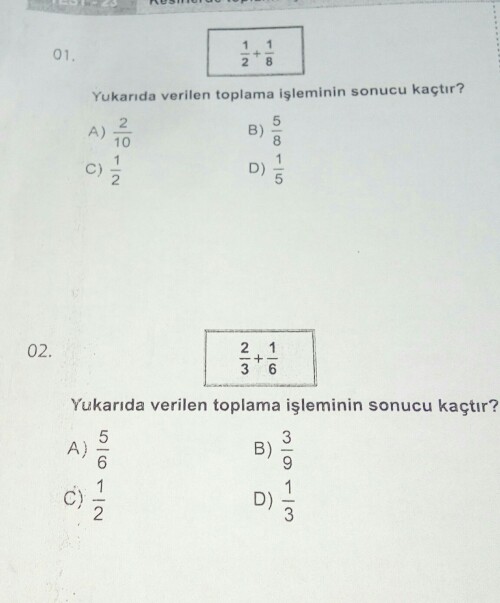 İkisini açıklamalı yapana yıldız vericem