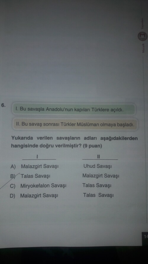 Lütfen cevap