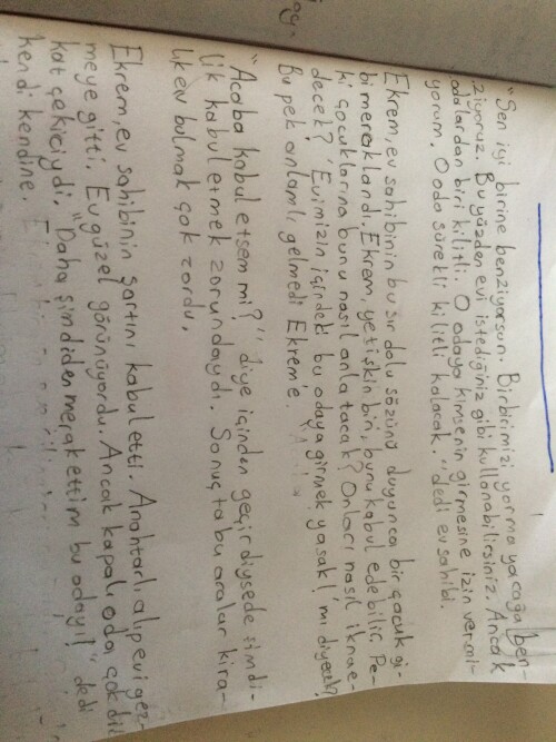 Arkadaşlar bu hikayenin başlık ile birlikte devamını getirebilirmisiniz?