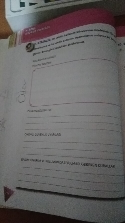 Türk'e ödevim için bana yardım eder misiniz Türkçeden bir cihazı tanıtmam lazım googleye ne diye aratırsam bulabilirim?