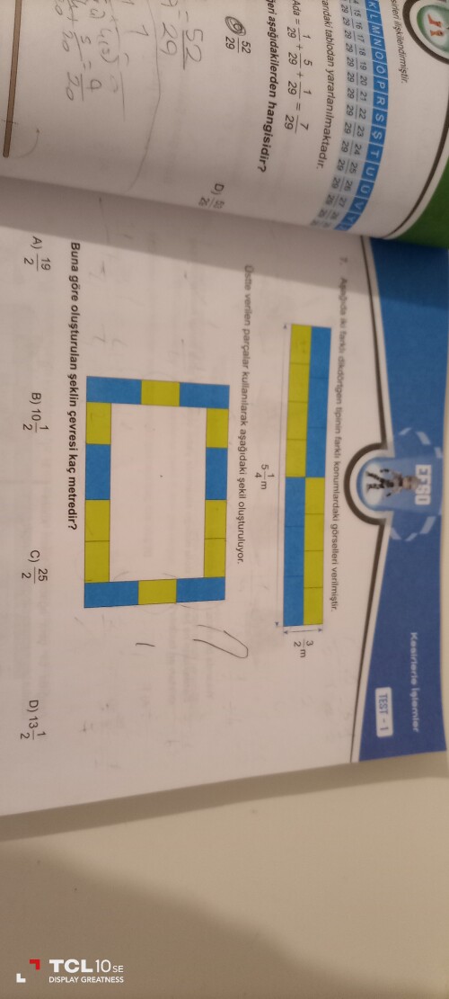 6.sınıf matematik sorusu cevaplayabilirmisiniz