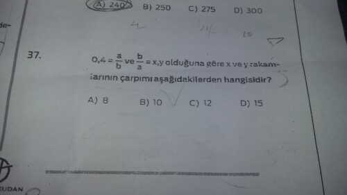 Bu soruyu çözer misiniz acil