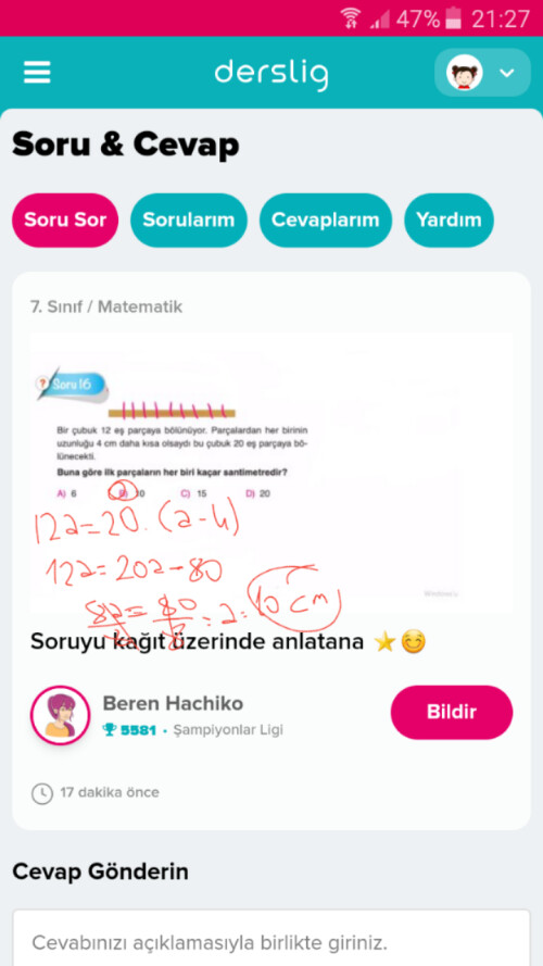 Cevap Resmi