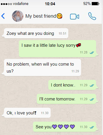 Hello, this is my best friend Lucy. What is your best friend's name? Don't forget to write in the answers section!