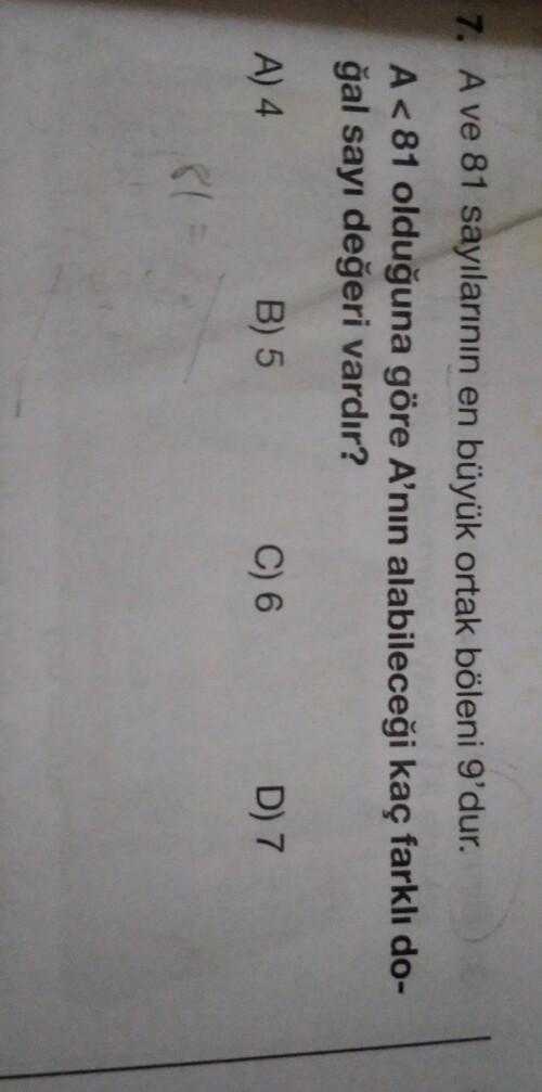Soruyu anlatarak çözer misiniz?  Lütfen...