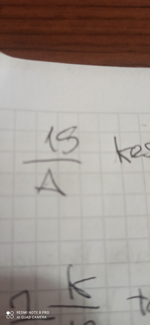 Kesri bileşik kesir ise ∆ en çok kaçtır?
Cevaplarsanız yıldız var.