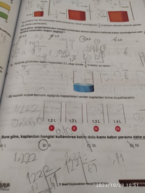 Arkadaşlar 10.soru ben B dedim ama sizce cevap ne ben emin değilim siz açıklamalı anlatabilir misiniz