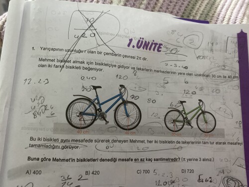 Cevapı bulabılır mısınız acil işlemli cevap 420 değil