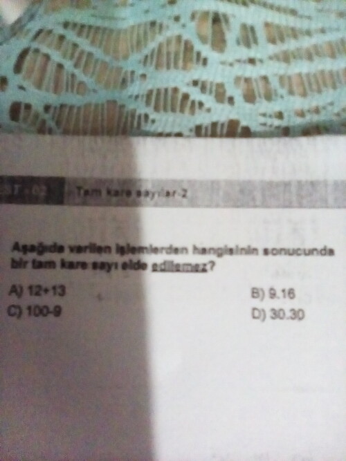 Tam kare sayılar