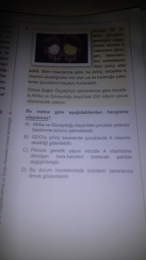 Ya soruyu anlamadım anlatırmısınız✌️😘