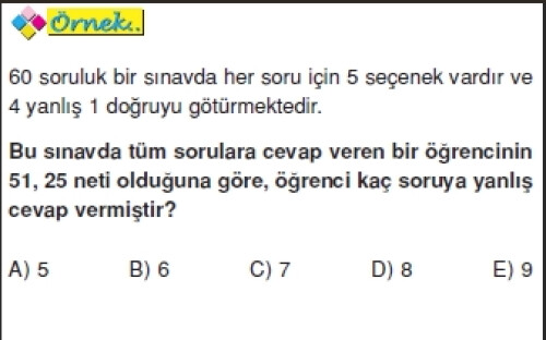 Soruyu çözer misiniz