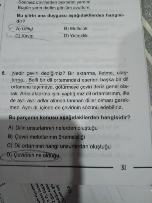 Ben bu soruyu anlamadım