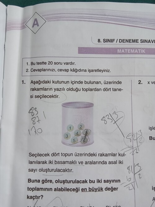 Sorununun cevabı....