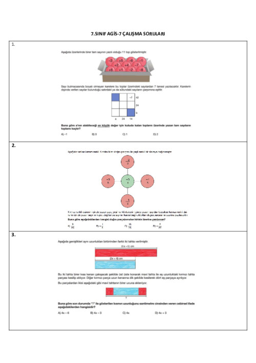 3 soruyu yapabilen varmı anamadım lütfen çözümlü : )