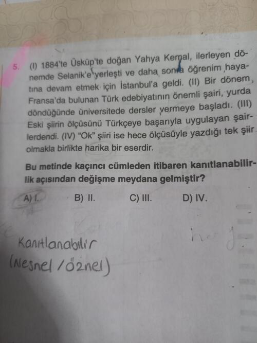Cevap "B" şıkkı  
İyi akşamlar herkese 💕
