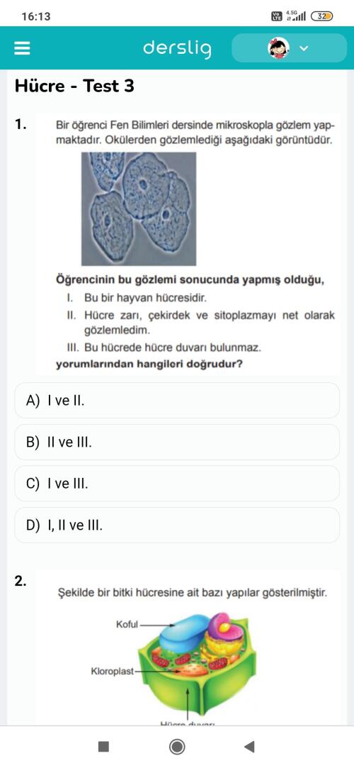 Arkadaşlar 1. Sorunun cevabını sizlerden bekliyorum