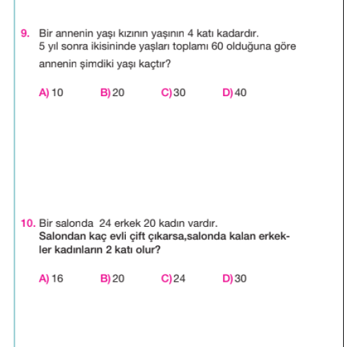 açıklamalı bu ikisi soruyu anlatımlı çözen bir kişiye yıldız