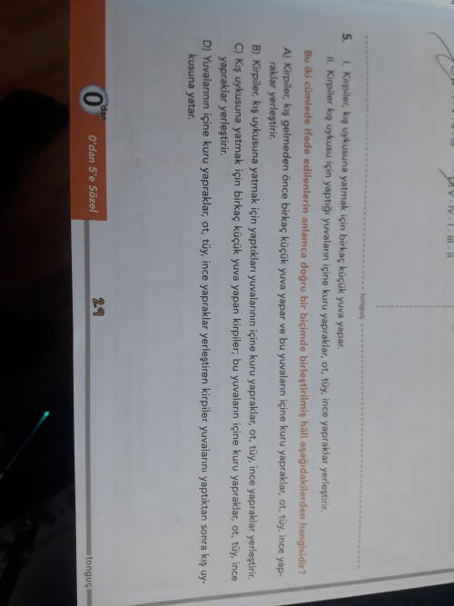 Sorunun cevabı nedir acaba