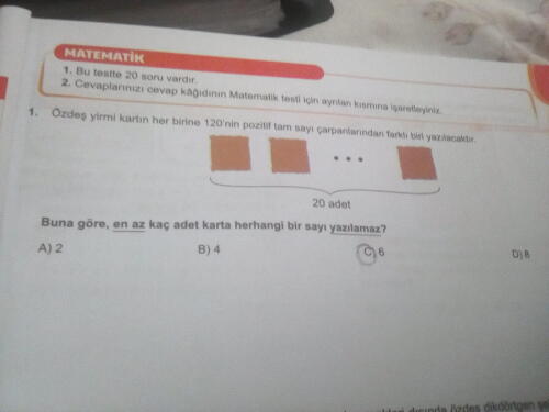 8. Sınıf matematik çarpanlar ve katlar