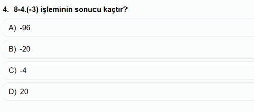 Soruyu anlatarak çözer misiniz ?
