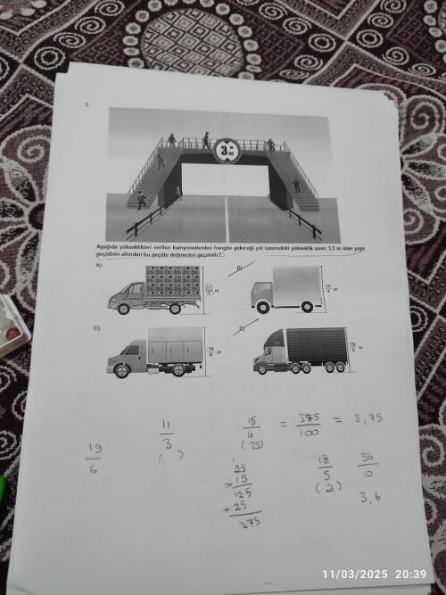 Soruyu çözen ilk 2  kişiye yıldız