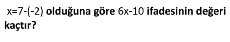 A)34
B)44
C)54
D)64
Açıklayarak anlatır mısınız?