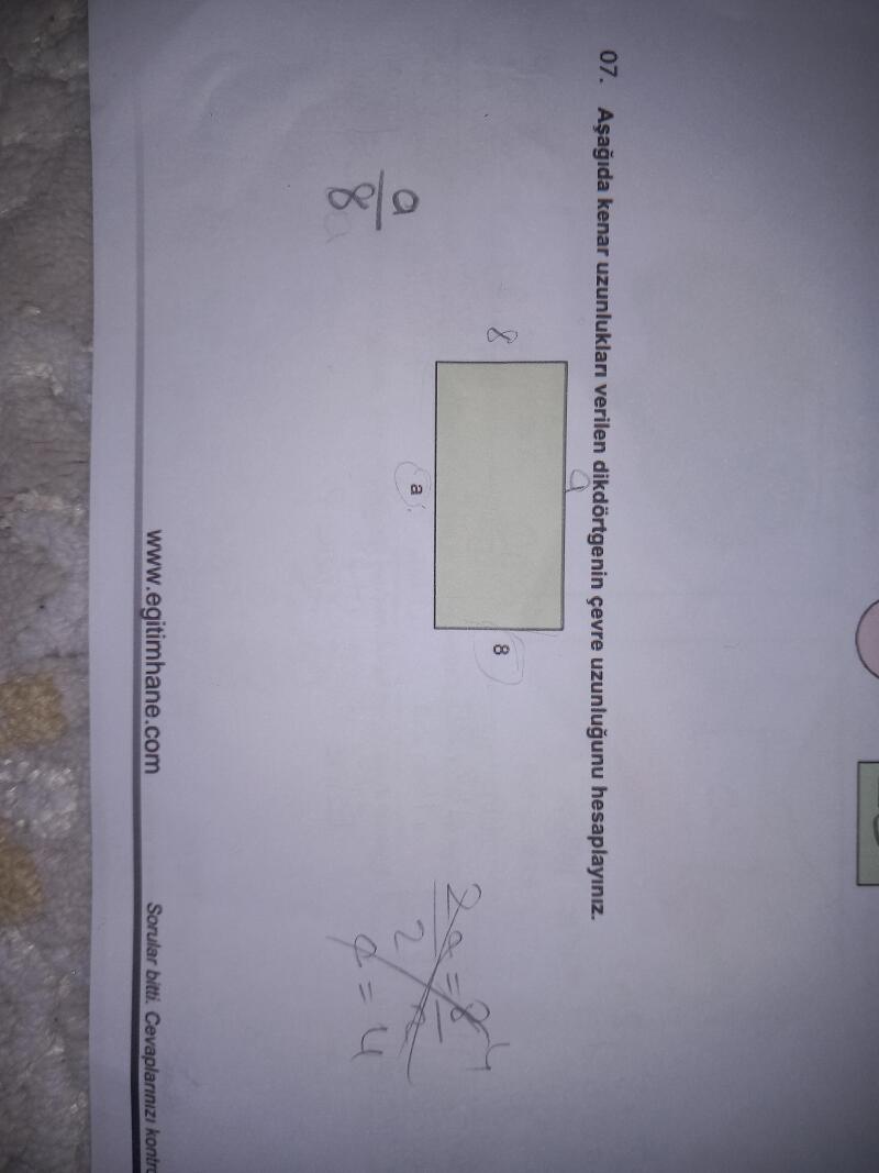 hocam karıştırdım yaptığım örneklerde bununla alakalı yok o yüzden soruyorum