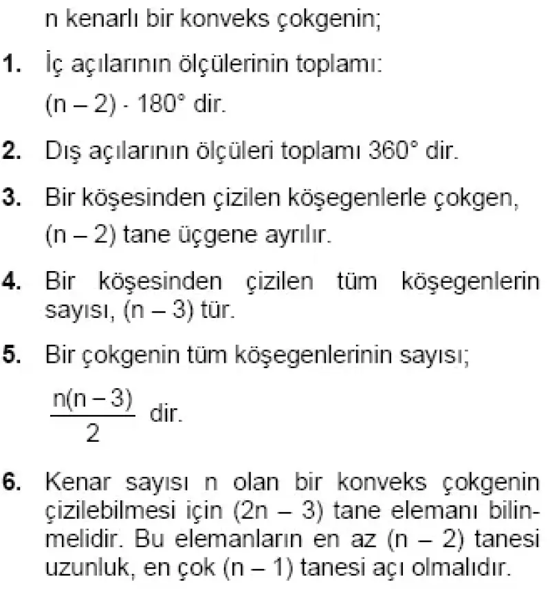 ÇOKGENLER İLE İLGİLİ FORMÜLLERİ NASIL HATIRLAYABİLİRİM...  :)
