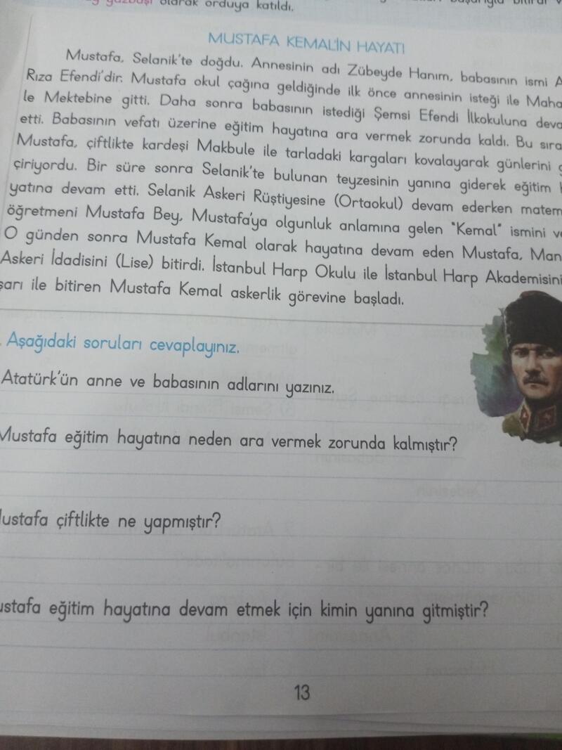 Bu metnin cevabıne?