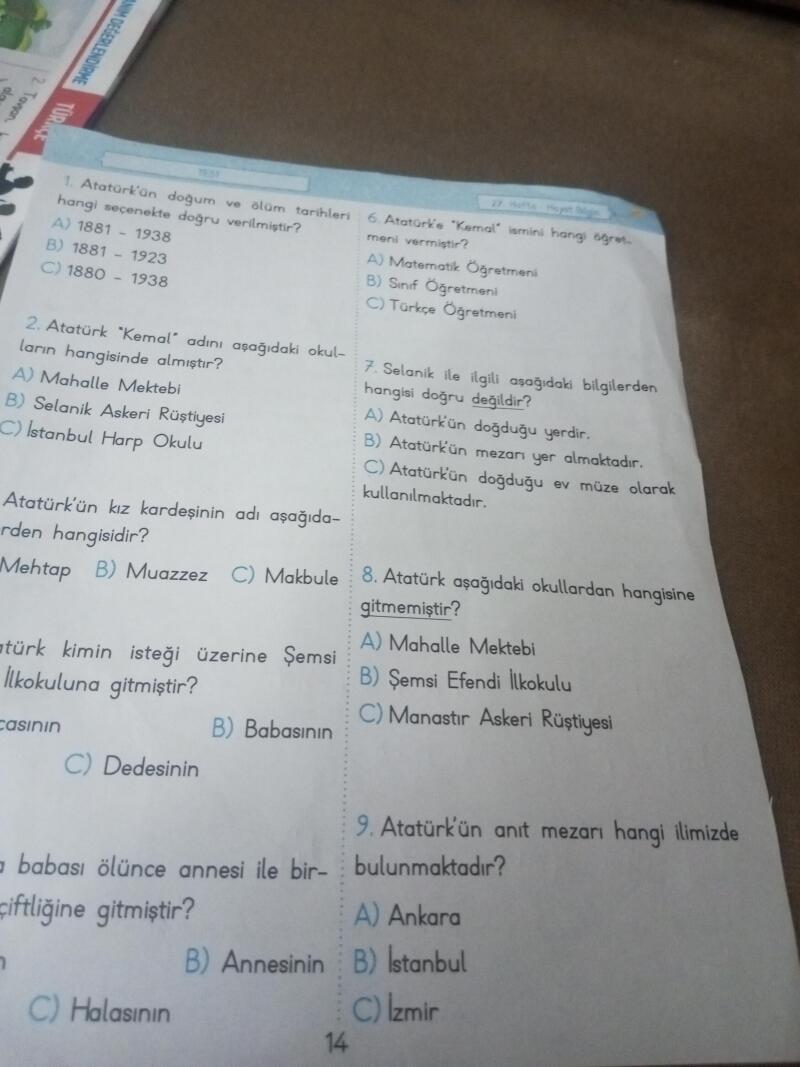 Bu soruların cevabı ne