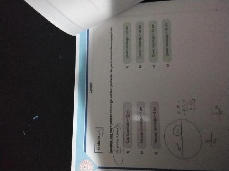 Ben buradaki 1. Soruyu yapamadım hesaplıyorum hesaplıyorum 72 cikiyo ve 72 de yok anlayamadım