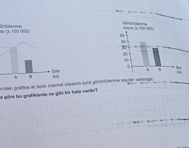 Buna bu grafiklerde ne gibi hata vardır