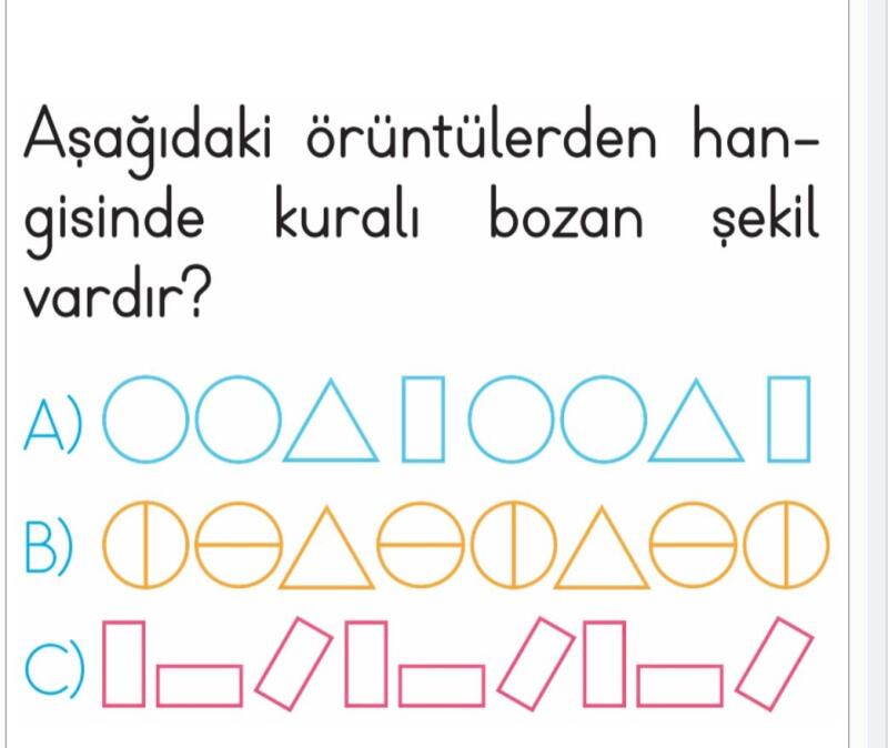 Bu soruyu çözün. ( Sadece cevabı söylemek
yok)