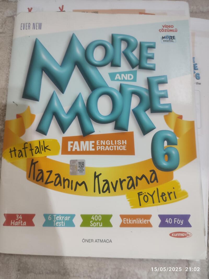 Bu kitabın 31 ve 32 . Föyünün cevap anahtarını atana 
YILDIZZZ✨⭐🐬⭐✨⭐
Silinmesin diye 
Hello my name is Cennet 
What is your name ??