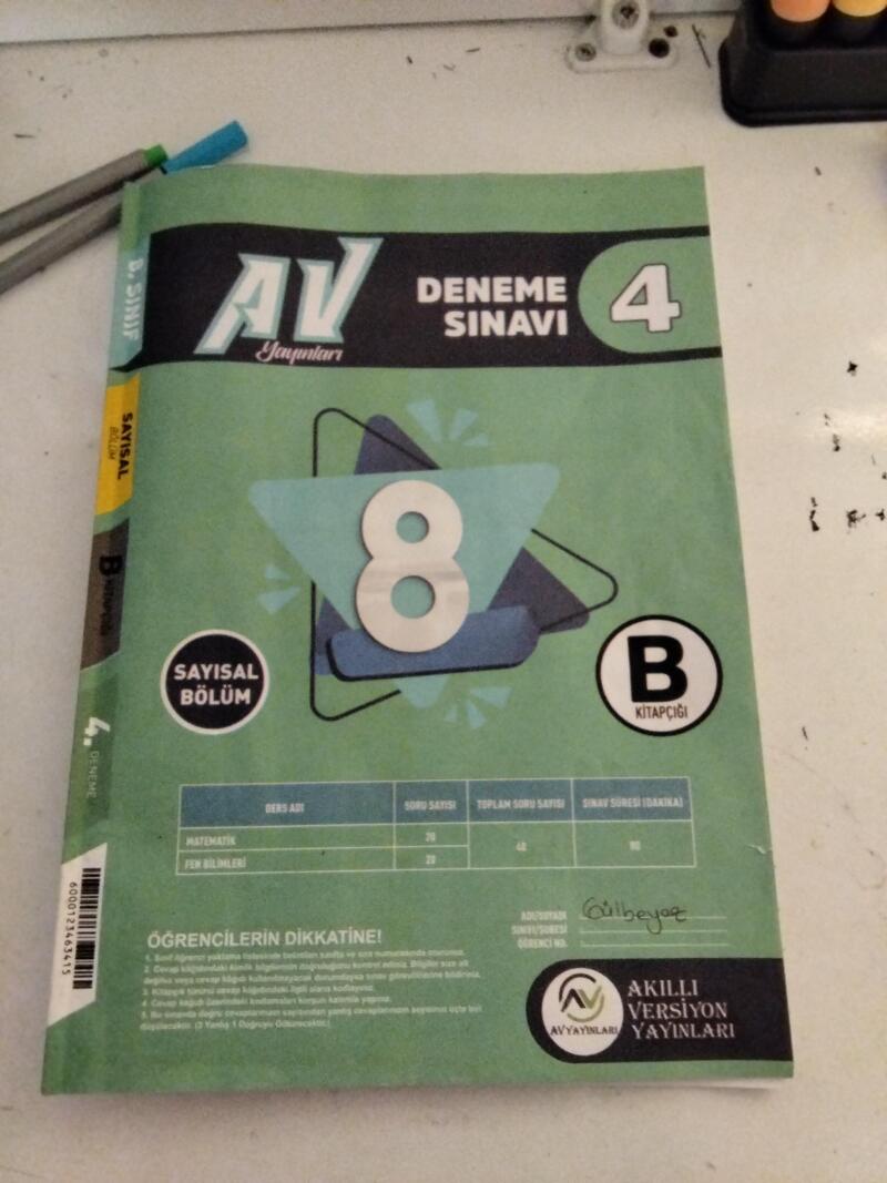 Arkadaşlar acil bu denemenin cevabını atar mısınız 
İlk ikiye yıldızzzz⭐⭐⭐