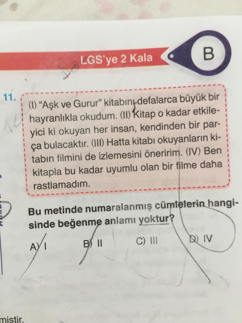 Bu sorunun cevabı ne