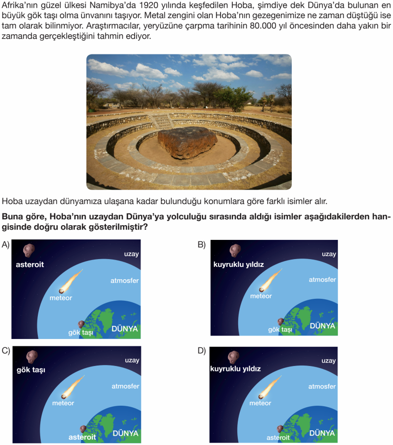 SORUNUN CEVABI GÜZEL ANLATANA YILDIZ AMA İLK ÜÇE ÖZELLİKLE YILDIZ