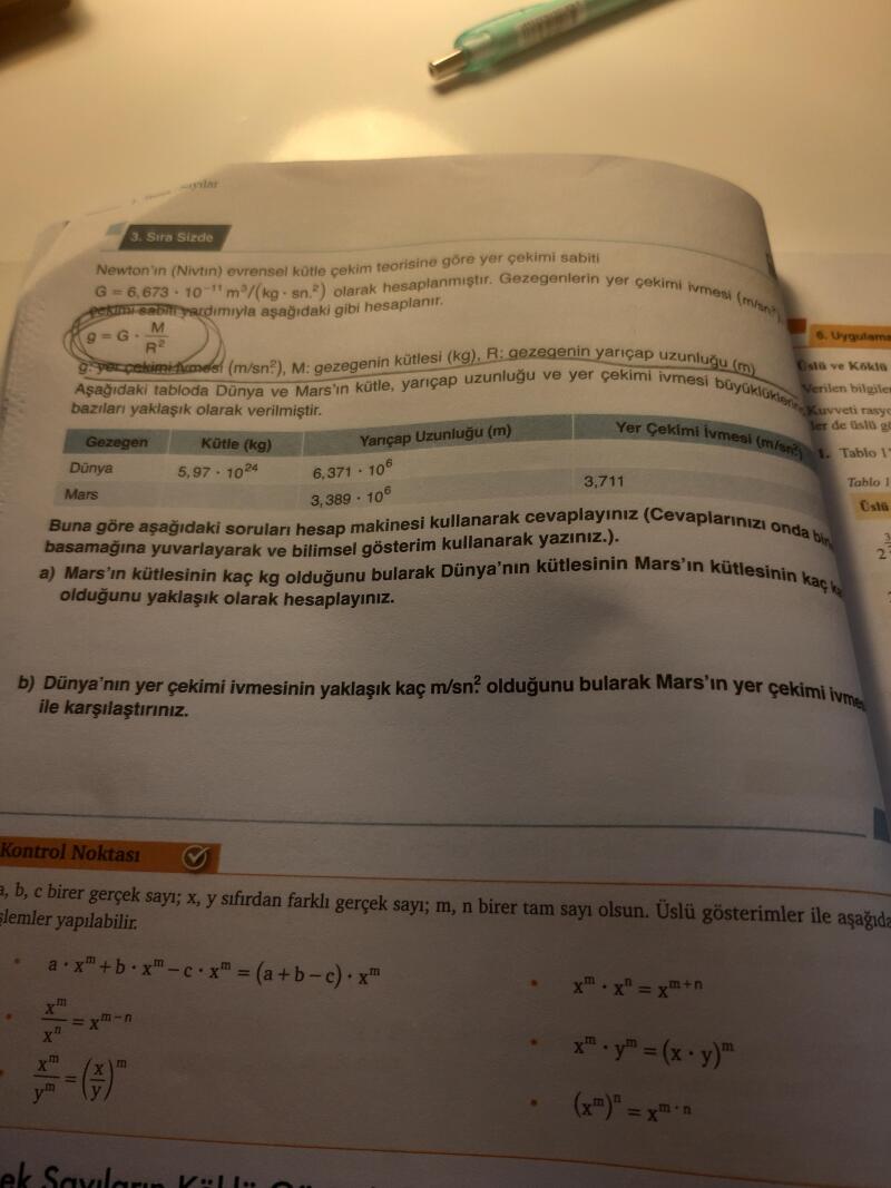 Ya bizim matematikçi ilk gunden 15 sayfa odev verdide bende burayi yapamadim surayi yaptiysaniz fotosunu atar misiniz yildiz vercem (profilimden sordugum sorulara bakin orda bi tane daha bu kitaptan