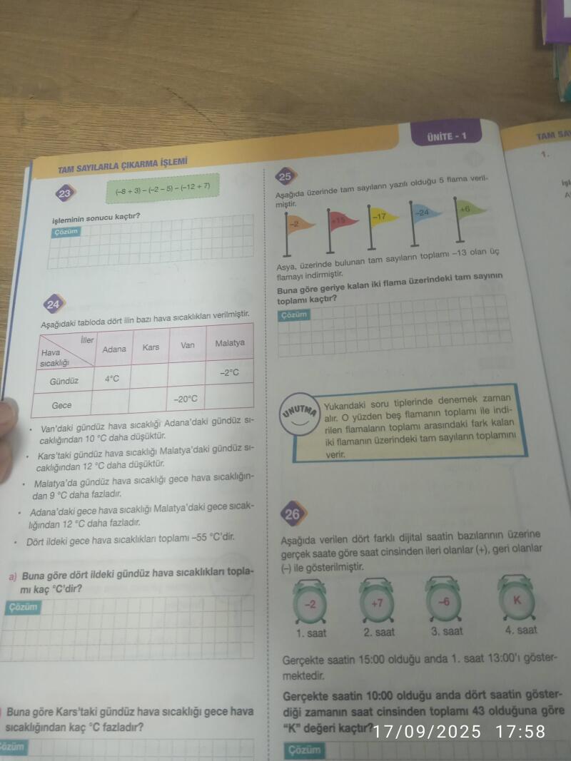 Bu sorularin cevaplarını bana çözümlü şekilde yardım edebilir misiniz