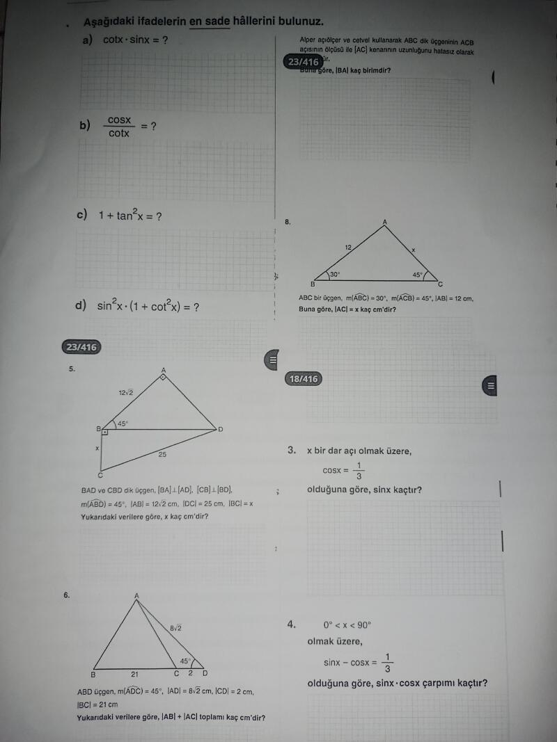 Hepsini çözer misiniz