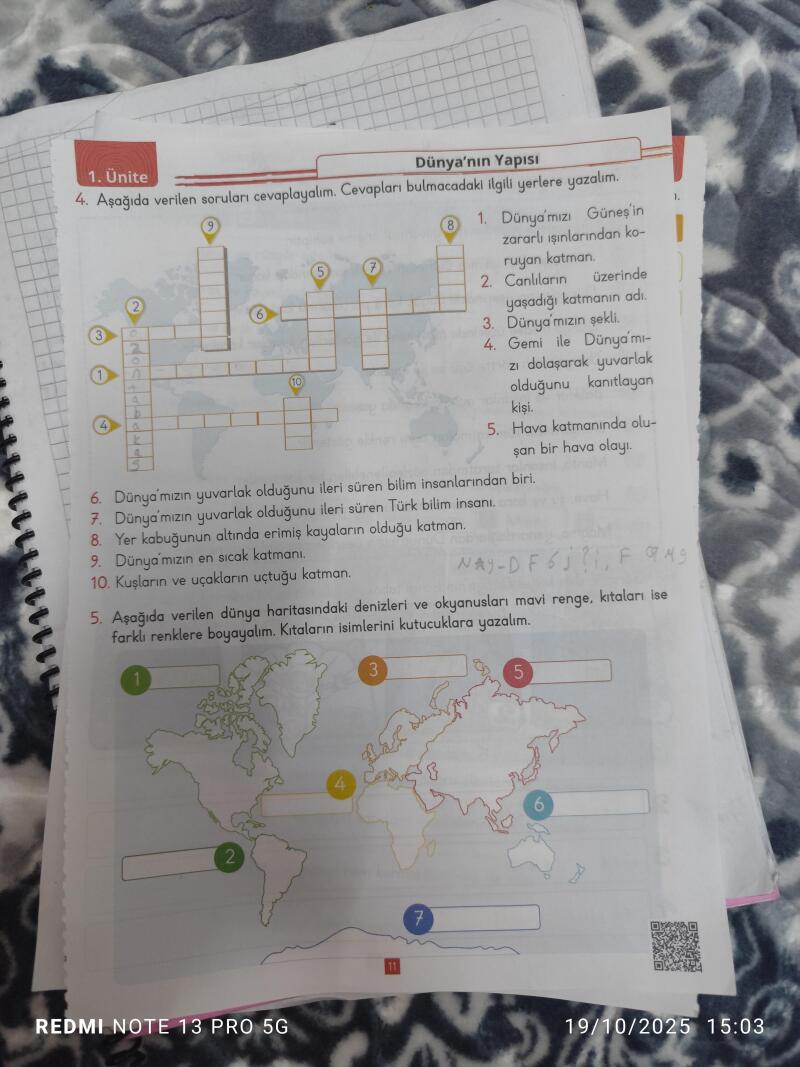 Dünyamızın güneşin zararlı ışınlarından koruyan katman
